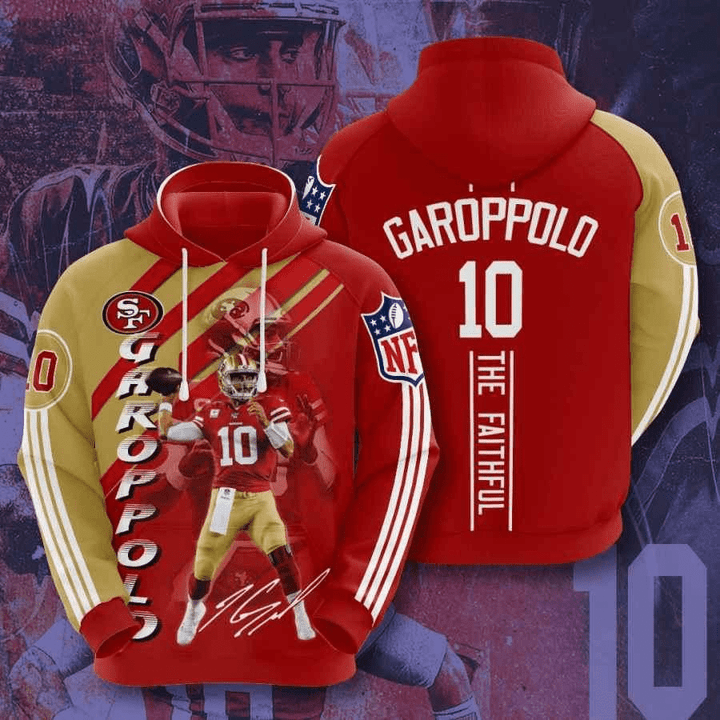 San Francisco 49Ers Jimmy Garoppolo Usa 1215 Hoodie Custom For Fans - NFL