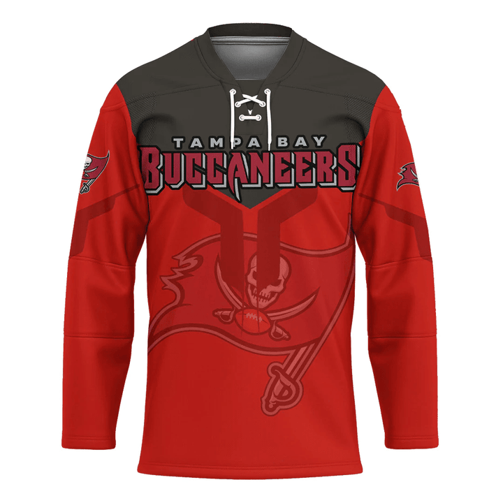 Tampa Bay Buccaneers Hockey Jersey Drinking style - NFL