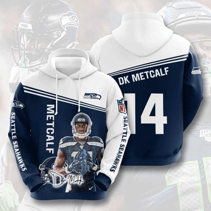 Seattle Seahawks D.K. Metcalf Usa 900 Hoodie Custom For Fans - NFL