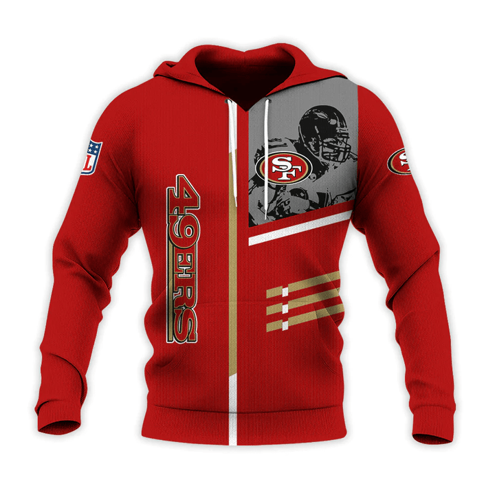 San Francisco 49ers Hoodie Personalized Football For Fan- NFL