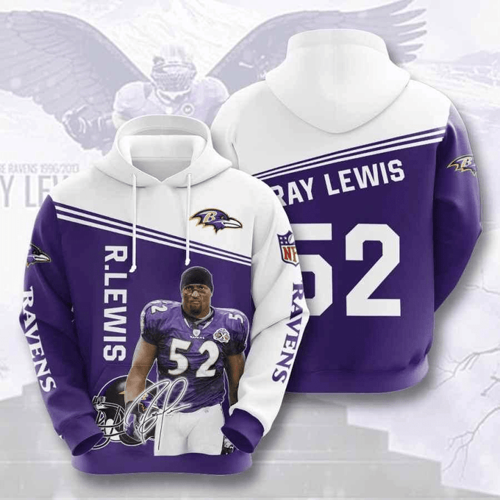 Baltimore Ravens Ray Lewis Usa 399 Hoodie Custom For Fans - NFL