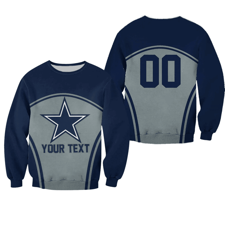 Dallas Cowboys Sweatshirt Curve Style Sport- NFL