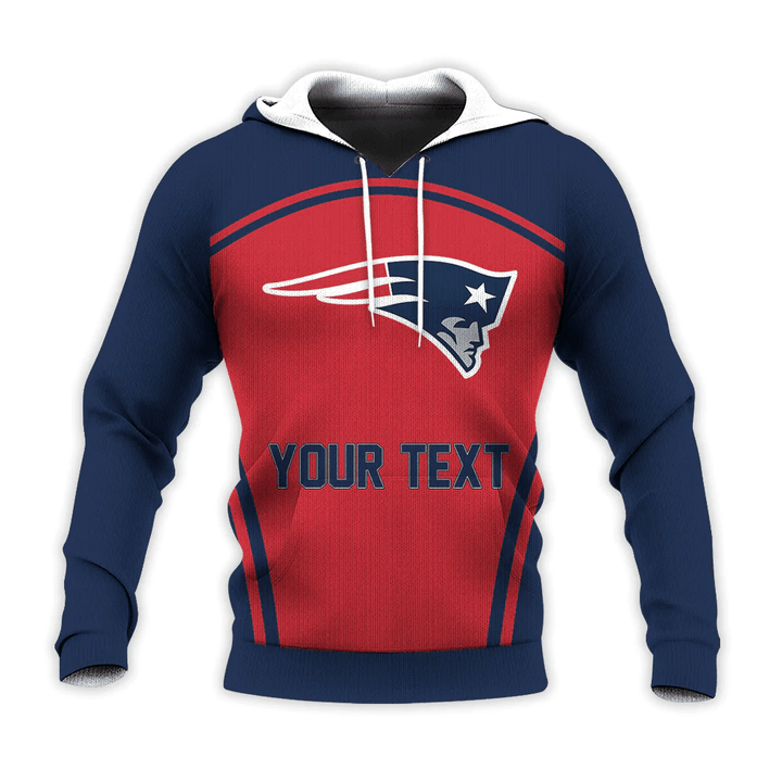 New England Patriots Hoodie Curve Style Sport- NFL