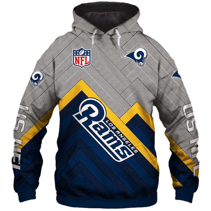 Los Angeles Rams Hoodie Long Sweatshirt Pullover - NFL