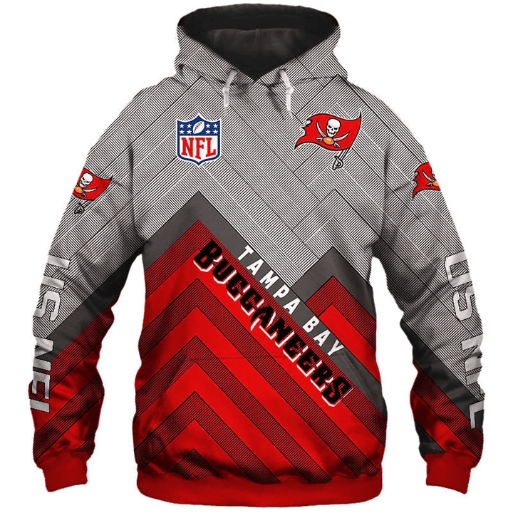 Tampa Bay Buccaneers Hoodie Long Sweatshirt Pullover - NFL