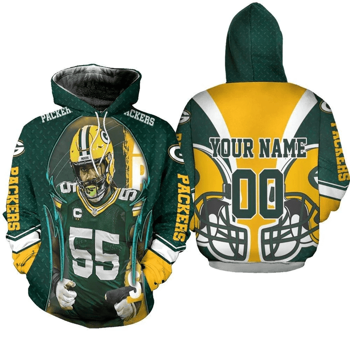 Zadarius Smith 55 Green Bay Packers Nfc North Champions Super Bowl 2021 Personalized Hoodie