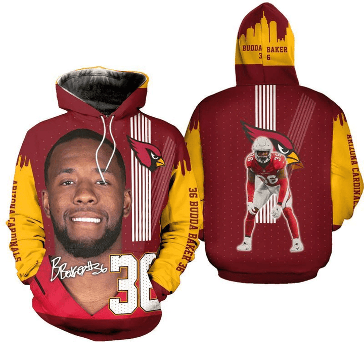 NFL Arizona Cardinals Budda Baker 3D Hoodie For Men For Women All Over Printed Hoodie TNT-00934-AUH