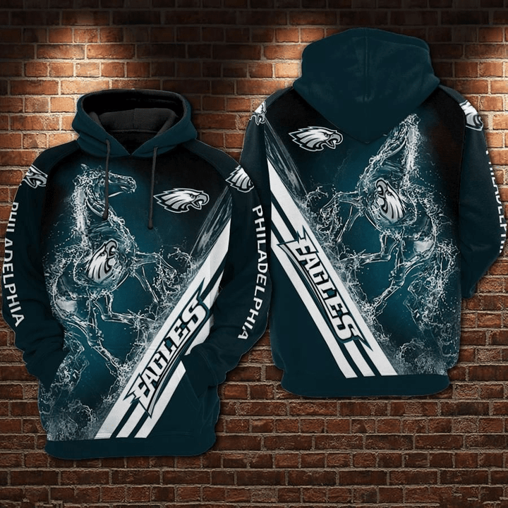 NFL Philadelphia Eagles 3d Hoodie For Men For Women All Over Printed Hoodie 25 DS0-06192-AUH