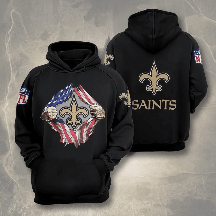 New Orleans Saints Nfl American Ripped 3D t shirt hoodie sweater
