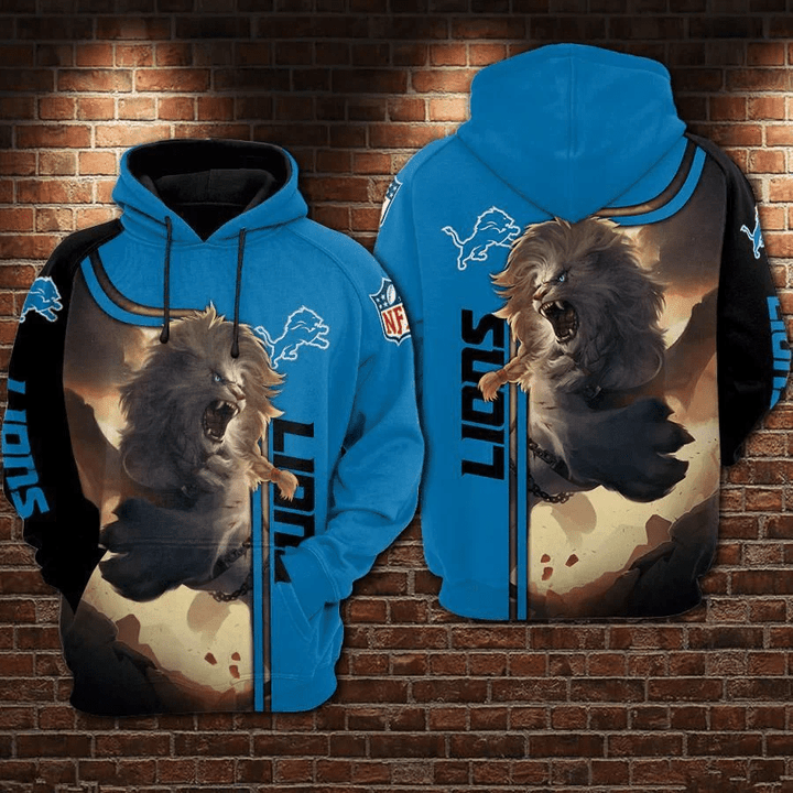 NFL Detroit Lions 3d Hoodie For Men For Women All Over Printed Hoodie 1 DS0-02943-AUH