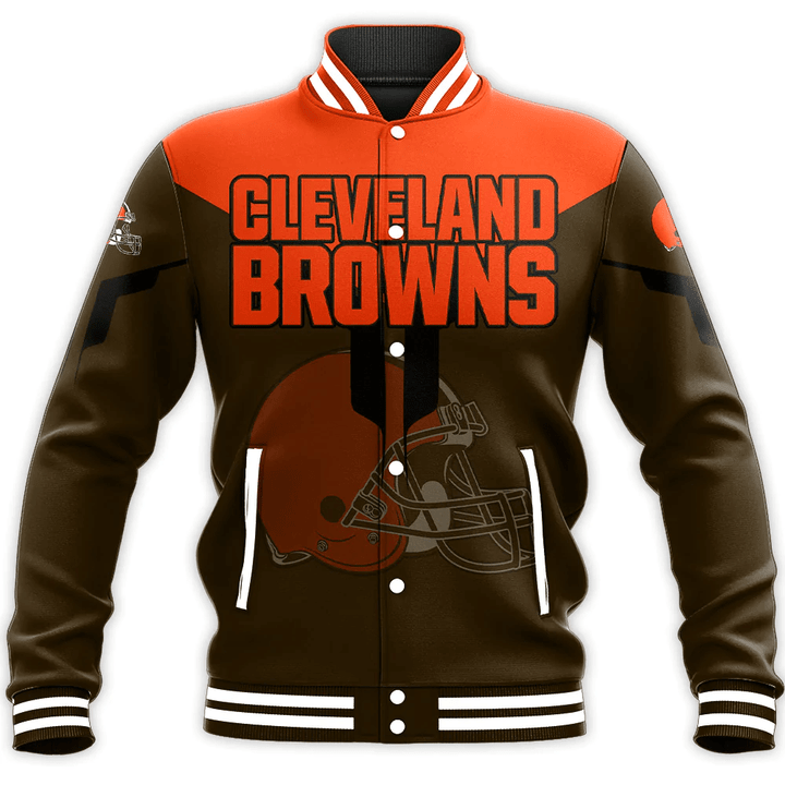 Cleveland Browns Baseball Jacket Drinking style - NFL