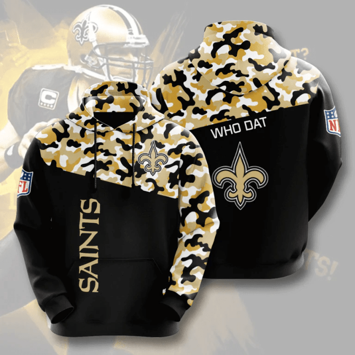 NFL New Orleans Saints 3D Hoodie Sweatshirt