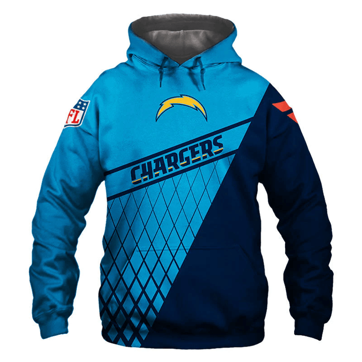 Los Angeles Chargers Zip Hoodie Sweatshirt Gift For Fan - NFL
