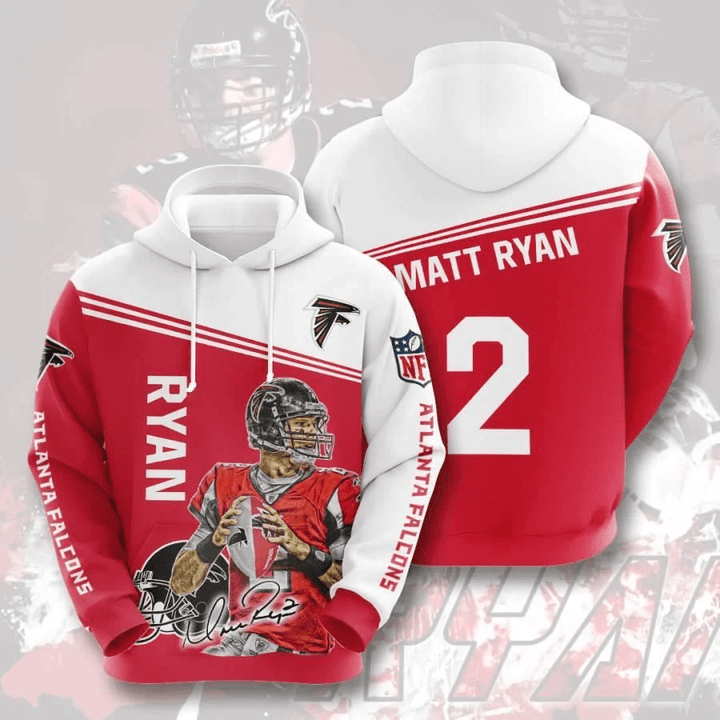 Atlanta Falcons Matt Ryan Usa 386 Hoodie Custom For Fans - NFL