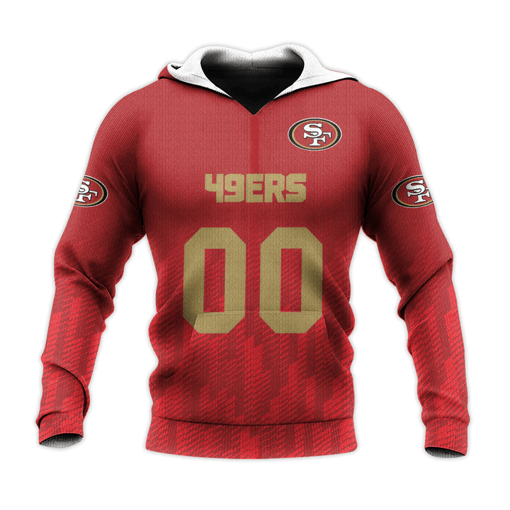 San Francisco 49ers Hoodie Logo Sport Ombre - NFL