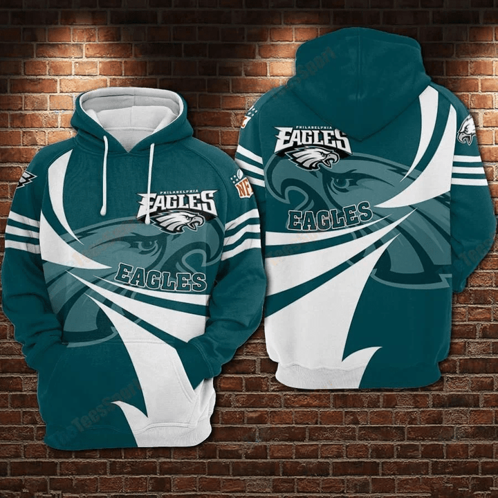 NFL Philadelphia Eagles 3d Hoodie For Men For Women All Over Printed Hoodie 28 DS0-06199-AUH