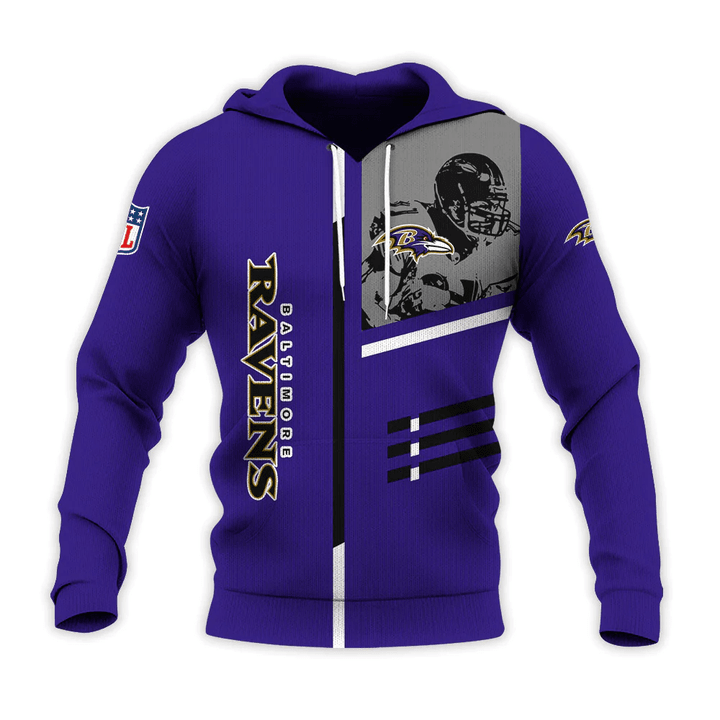 Baltimore Ravens Hoodie Personalized Football For Fan- NFL
