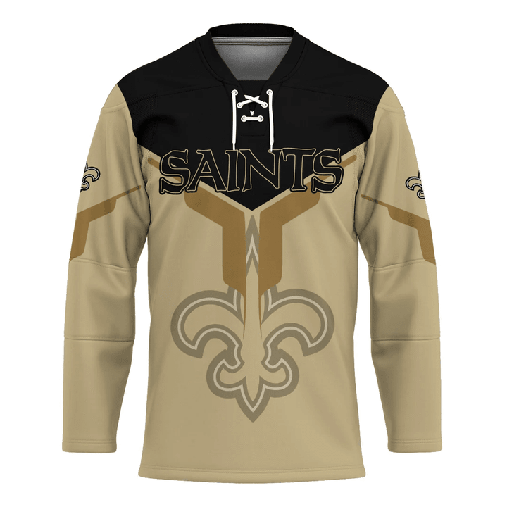 New Orleans Saints Hockey Jersey Drinking style - NFL