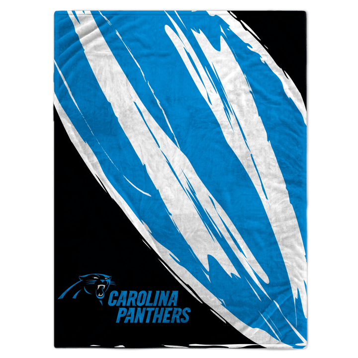 Carolina Panthers  Retro Jazz Coral Fleece Blanket