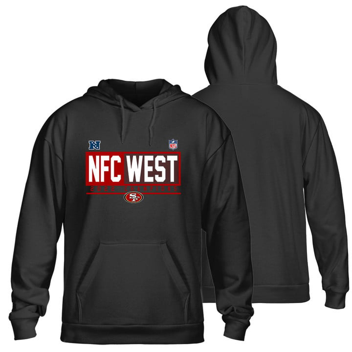 San Francisco 49ers NFC West Champion Print 2D Hoodie
