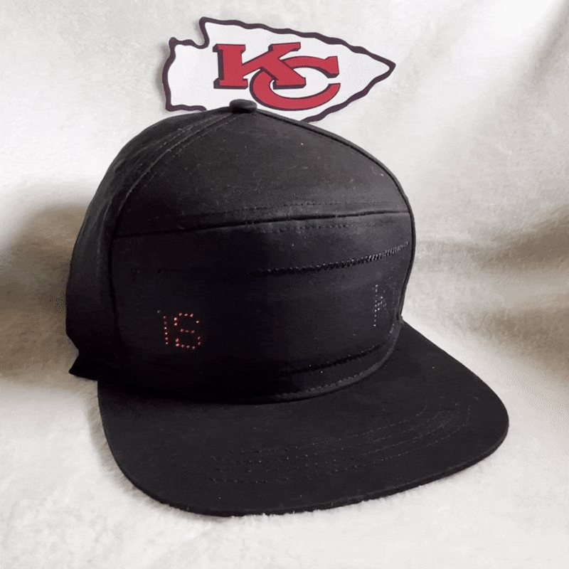 KC Chiefs Led Baseball Hat Cap Super Bowl LVII 2023