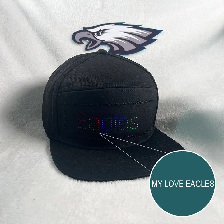 My Love Eagles Led Baseball Hat Cap Super Bowl 2023 Champions