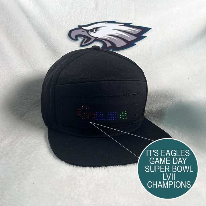 It's Eagles Game Day Led Baseball Hat Cap Super Bowl LVII Champions