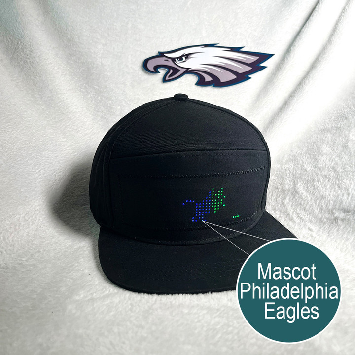 Mascot Philadelphia Eagles Led Baseball Hat Cap Super Bowl Champions