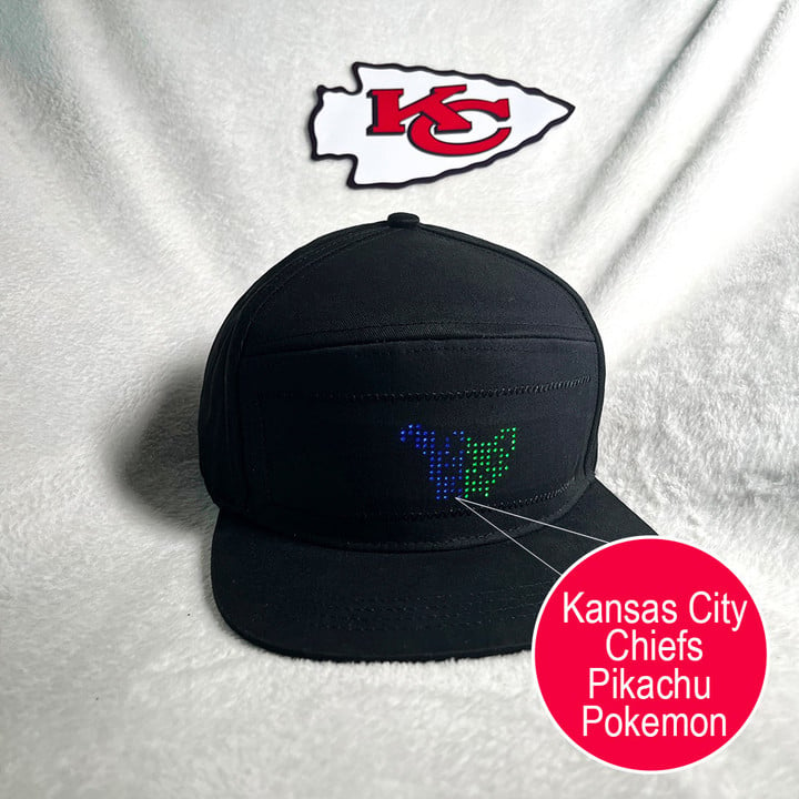 Kansas City Chiefs Pikachu Pokemon Led Baseball Hat Cap Super Bowl Champions