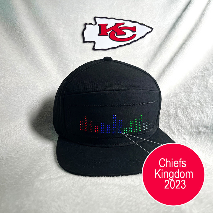 Chiefs Kingdom 2023 Led Baseball Hat Cap Super Bowl Champions