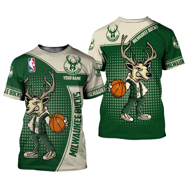 Milwaukee Bucks - National Basketball Association 2023 Unisex Customize 3D T-Shirt V1