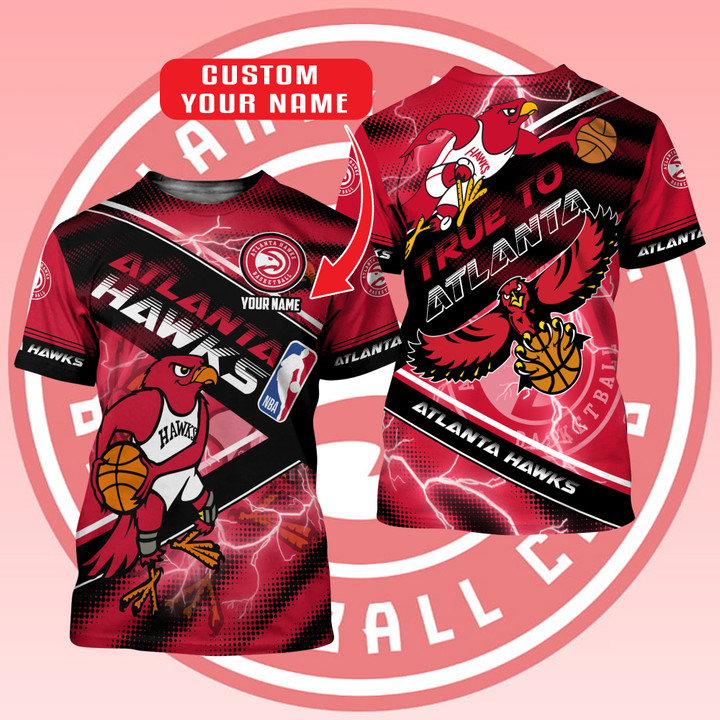 Atlanta Hawks - National Basketball Association 2023 Customize Unisex 3D T-Shirt V1