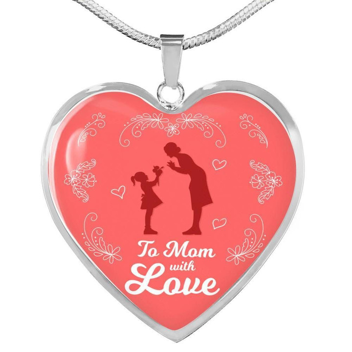 My Forever Love Heart Pendant Necklace Daughter Gift For Mom