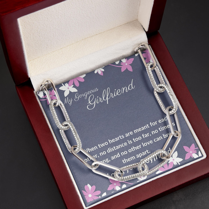When Two Hearts Are Meant Gift For Her Forever Linked Necklace