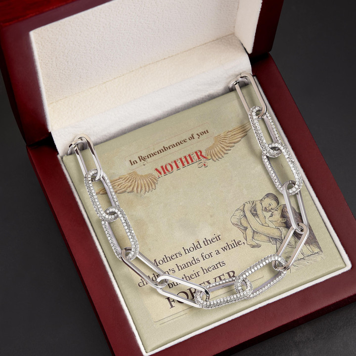 In Remembrace Of You Present Gift For Mom Forever Linked Necklace