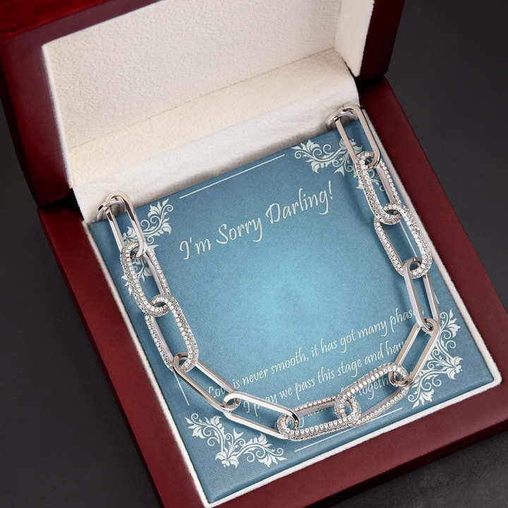 I'M Sorry Darling Gift For Her Forever Linked Necklace
