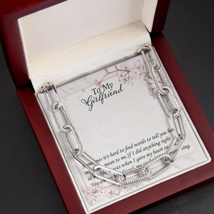 Gift For Girlfriend You Are My Soulmate And My Everything Forever Linked Necklace