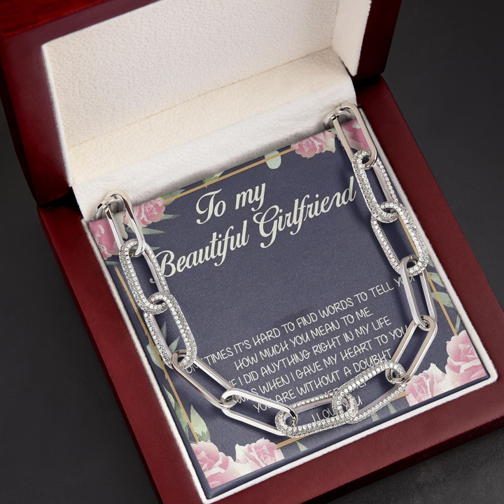 Gift For Girlfriend You Are Mean To Me Forever Linked Necklace