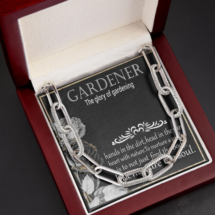 Gardener The Glory Of Gardening Hands In The Dirt Head In The Sun Forever Linked Necklace