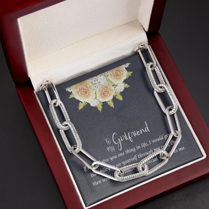 Flowers How Special You Are To Me Gift For Girlfriend Forever Linked Necklace