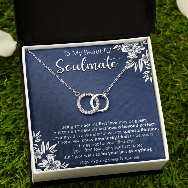 I Want To Be Your Last Everything Gift For Her My Soulmate Perfect Pair Necklace