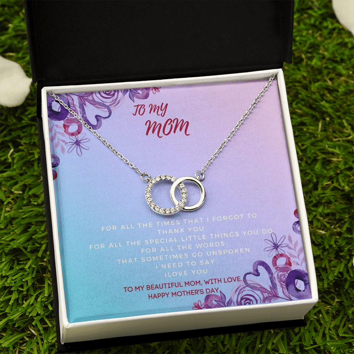 I Need To Say I Love You Happy Mother's Day Gift For Mom Perfect Pair Necklace
