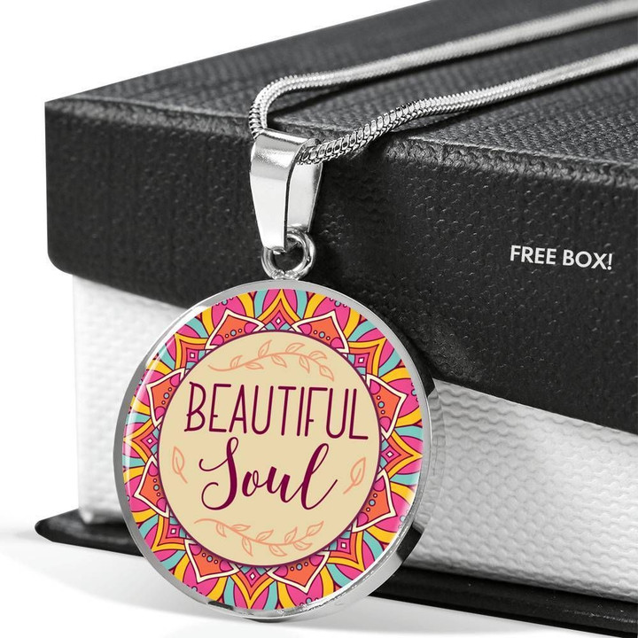 " Beautiful Soul " - Circle Pendant & Luxury Necklace