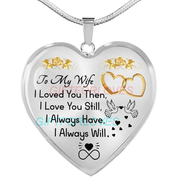 Anniversary Gift For Wife Necklace Love You Forever And Always