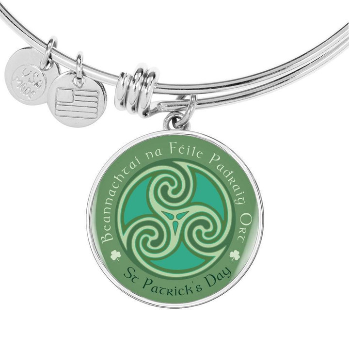 St Patrick's Day - Bangle Necklace