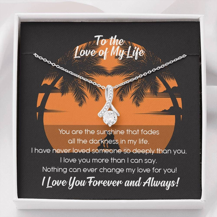 Nothing Can Change My Love For You Giving Wife Alluring Beauty Necklace