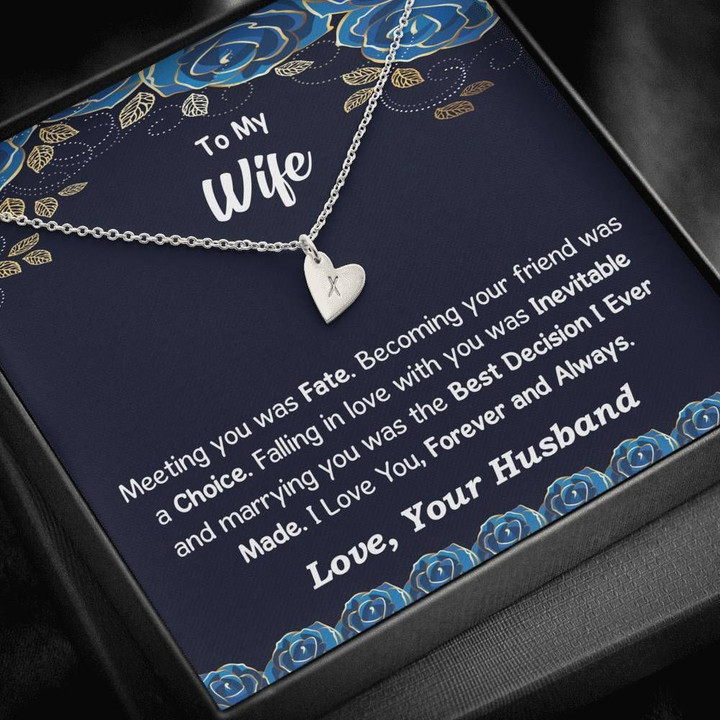 Meeting You Was Fate Husband Giving Wife Sweetest Hearts Necklace