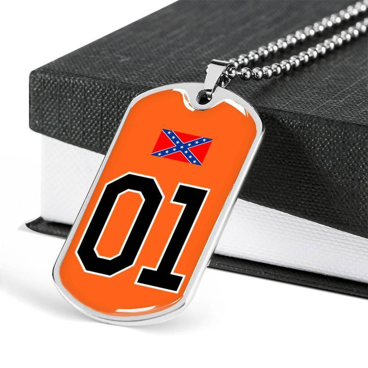 01 Hazzard County Dog Tag Necklace Gift For Dad