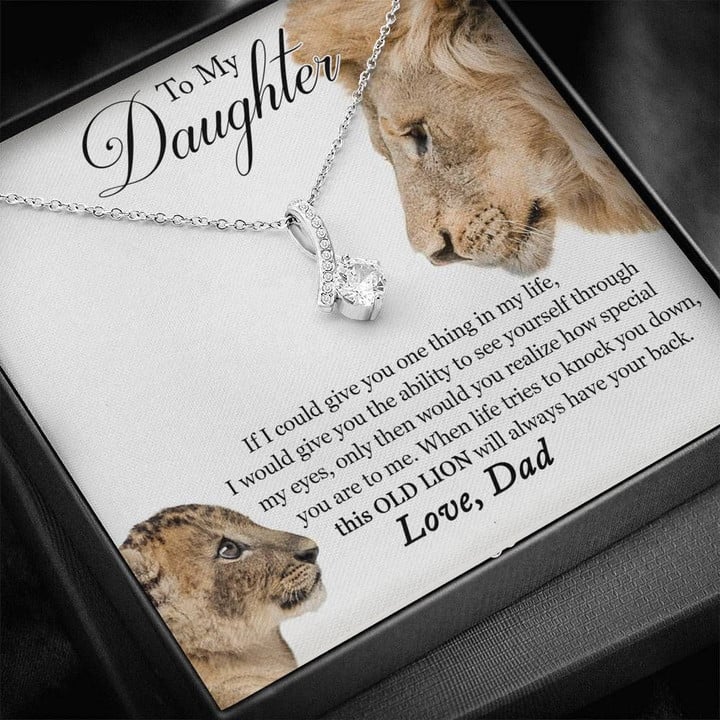 This Old Lion Will Have Your Back Alluring Beauty Necklace To Daughter