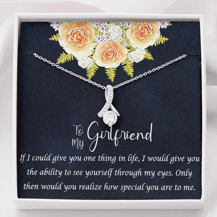 How Special You Are To Me Alluring Beauty Necklace Giving Girlfriend